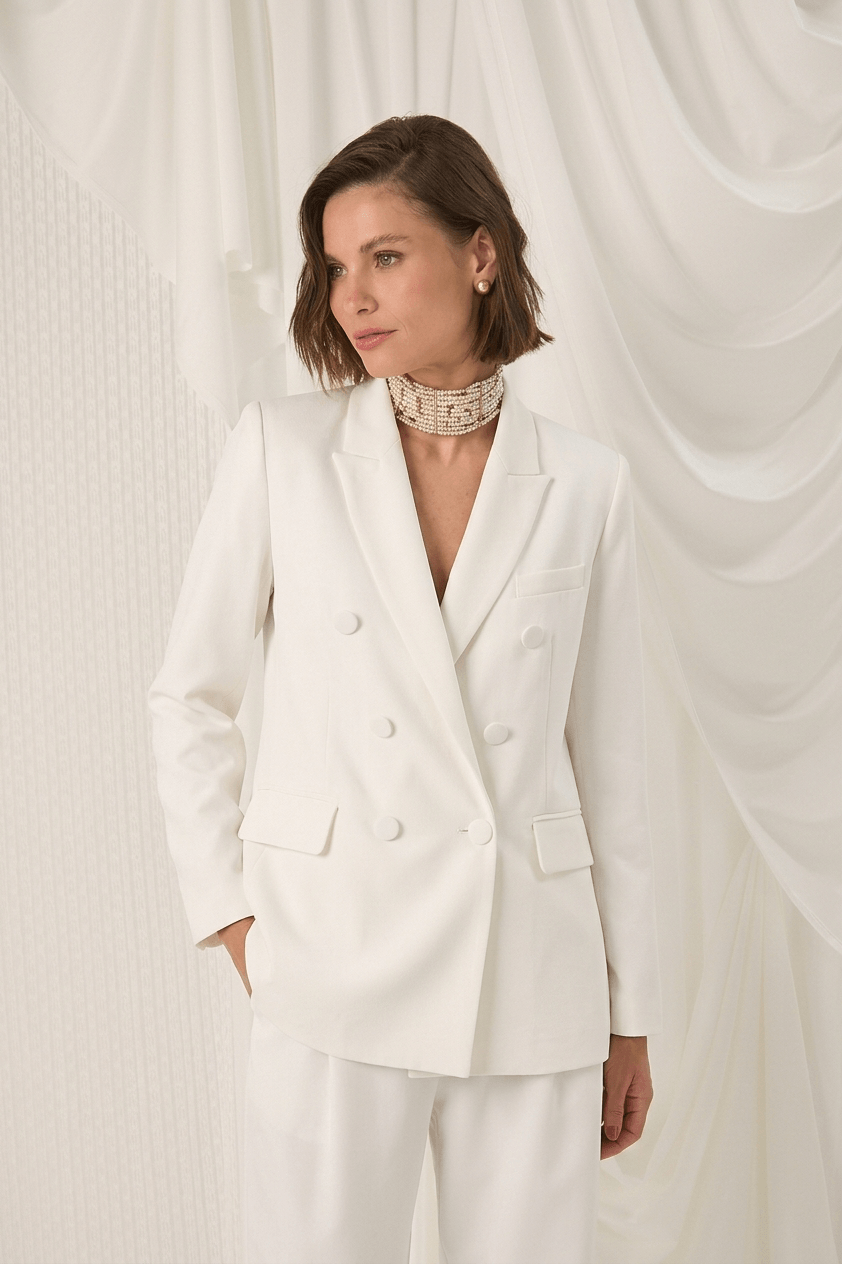 Blazer Mercês Off White